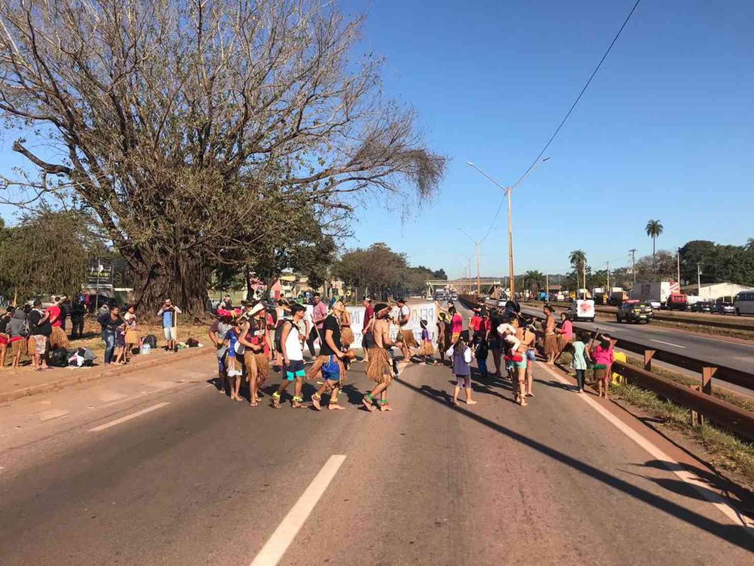 Indígenas protestam contra marco temporal e fecham BR 381 Estado de Minas