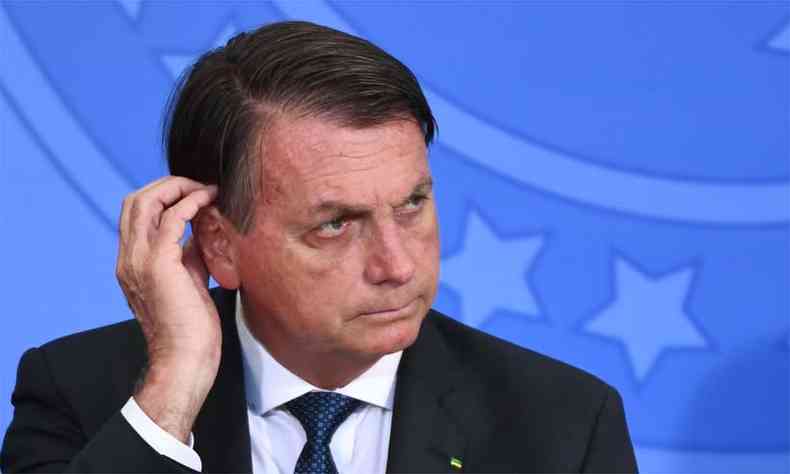 Bolsonaro aproveita para reiterar os agradecimentos pela liberao das exportaes dos insumos(foto: AFP / EVARISTO SA)