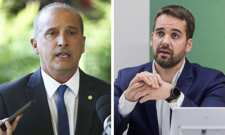 Onyx Lorenzoni disputa segundo turno contra Eduardo Leite(foto: Valter Campanato/Agência Brasil; Felipe Dalla Valle/Palácio Piratini) Montagem: Onyx x Leite