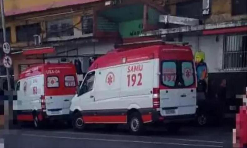 Ambulncias do SAMU 