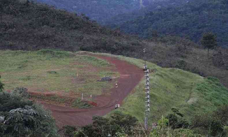 Barragem B3 e B4 da Mina Mar Azul, da Mineradora Vale, em Macacos (So Sebastio das guas Claras), distrito de Nova Lima 