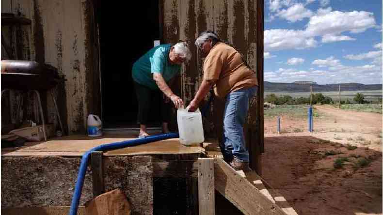 Quase 40% da Nao Navajo no tem acesso  gua potvel(foto: Getty Images)