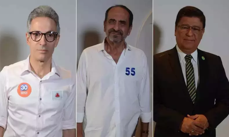 Zema foi o mais votado, seguido por Kalil e Viana