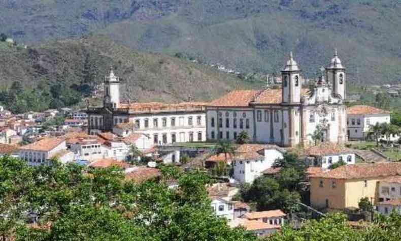 Vista parcial de Ouro Preto(foto: Beto Novaes/EM/D.A Press)