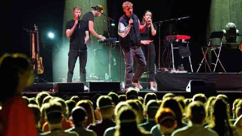 Cantor Tim Bendzko fez 3 shows seguidos em Leipzig(foto: Getty Images)