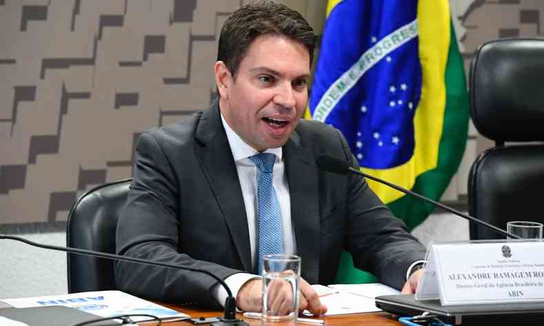 Alexandre Ramagem  diretor-geral da Agncia Brasileira de Inteligncia (Abin)(foto: Marcos Oliveira/Agncia Senado)