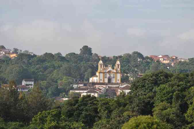  Matriz de Santo Antônio - Uma das principais atrações da cidade, a igreja é considerada uma das obras-primas do barroco mineiro Alexandre Guzanshe/EM