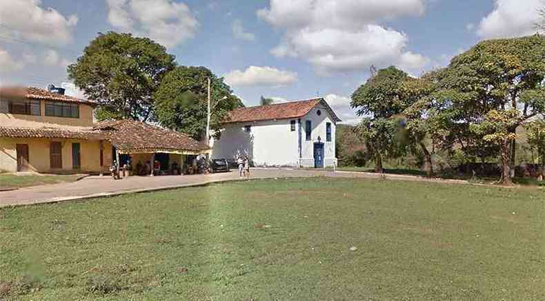 Imagem da Igreja de So Bento antes do desastre(foto: Reproduo/Street View)