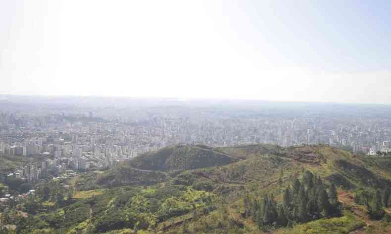Vista da Serra do Curral de Belo Horizonte