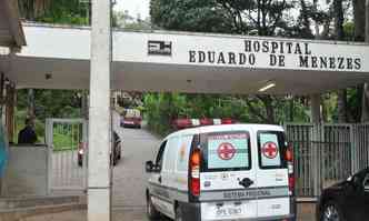 Paciente foi transferido da UPA Nordeste, onde foi atendido inicialmente, para o Hospital Eduardo de Menezes, referncia em infectologia(foto: Jair Amaral/EM/D.A PRESS)