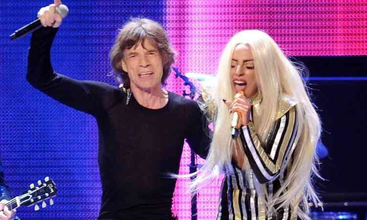 Mick Jagger e Lady Gaga