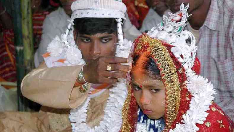 Mais de um milho de meninas menores de idade se casam todos os anos na ndia(foto: Getty Images)