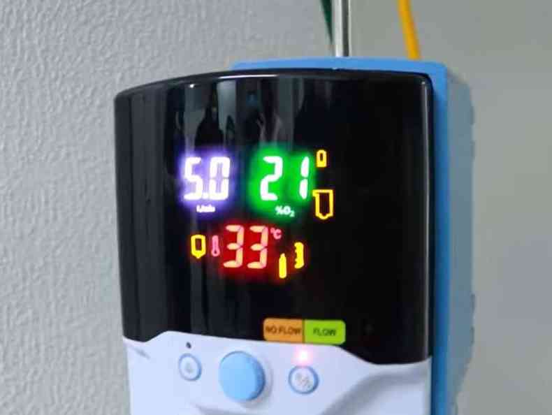 Respirador pode reduzir em at 80% necessidade de intubao de paciente(foto: Prefeitura de Lavras/Divulgao)
