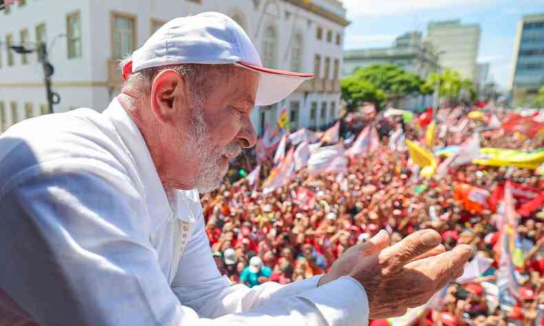 Lula durante campanha
