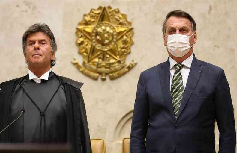 Bolsonaro disse que Fux 'no teve ningum para inform-lo' sobre declaraes ao STF(foto: Marcos Corra/PR)