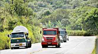 De acordo com o Ibama, 33 hectares de mata atlntica ao longo da BR-381 sero suprimidos com as obras de duplicao(foto: Juarez Rodrigues/EM/D.A PRESS - 28/2/13)