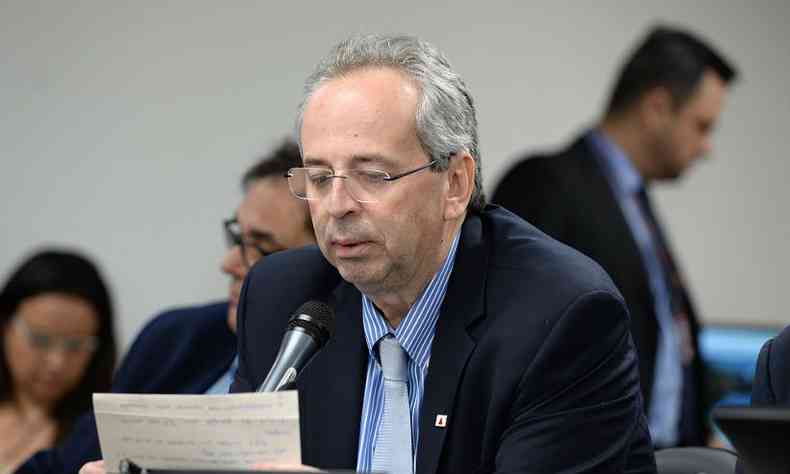 Otto Levy durante a sabatina desta segunda-feira(foto: Luiz Santana/Assembleia Legislativa de Minas Gerais)