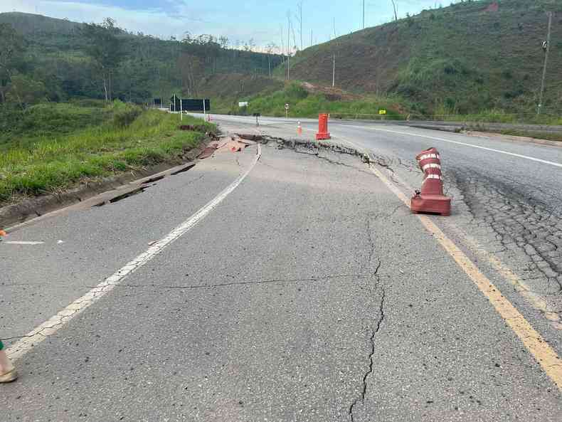 Situao do asfalto em Bela Vista de Minas