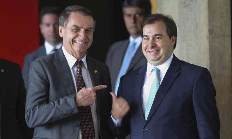 Rodrigo Maia disse que impeachment de Jair Bolsonaro ser debatido no futuro: 'Inevitvel'(foto: Antonio Cruz/Agncia Brasil)