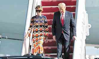 Melania e Donald Trump (foto: Noam Galai/Getty Images/AFP)