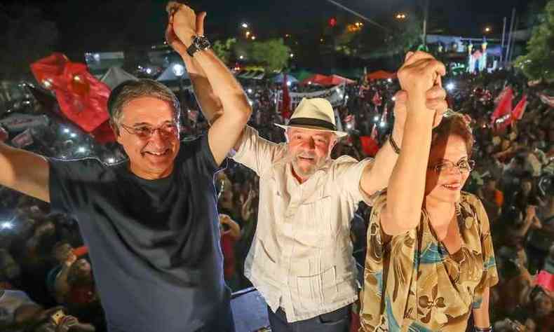 Lula disse que gostaria de fazer campanha para Pimentel e Dilma, em Minas Gerais(foto: Ricardo Stuckert)