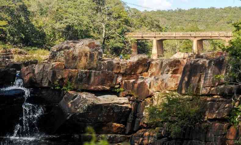 Cachoeiras e parque permanecem fechados(foto: Leandro Couri/EM/DA Press)