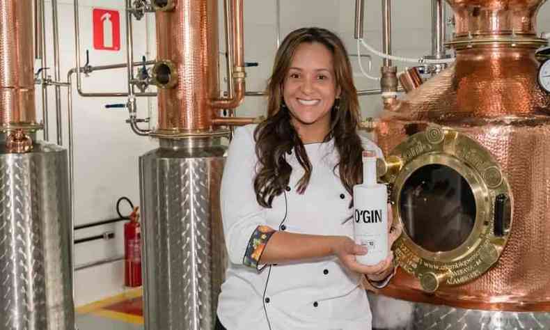 Laiza Machado ser a primeira mulher a dirigir uma fbrica de gin no Brasil(foto: Wilson Carvalho/Divulgao )