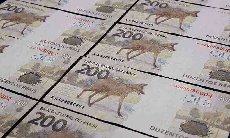 Lobo-guar foi escolhido para ilustrar a nota de R$ 200, lanada este ano(foto: Raphael Ribeiro/BCB)