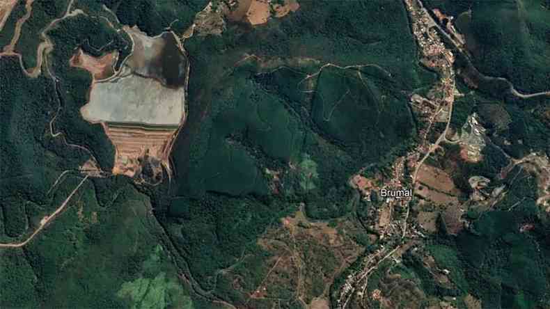 Barragem Crrego do Stio 2 em Santa Brbara fica prxima a vrias comunidades mapa