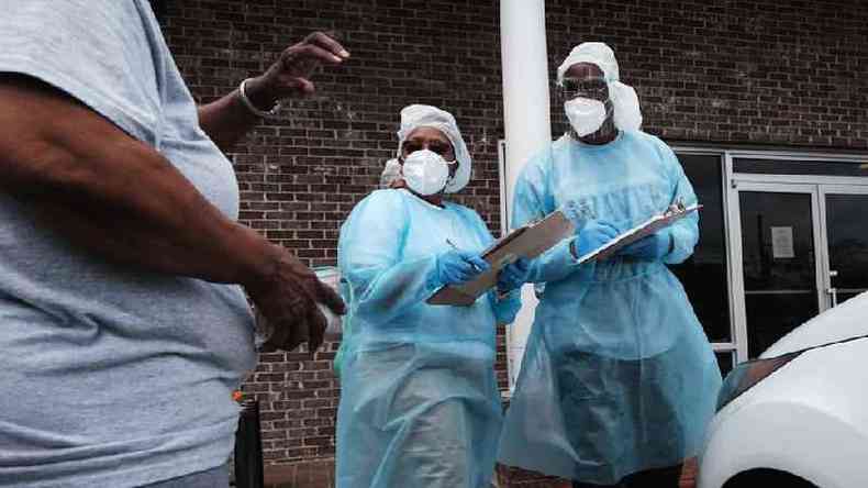 Profissionais de sade no Mississippi esto trabalhando para aumentar o nmero de pessoas vacinadas(foto: Getty Images)
