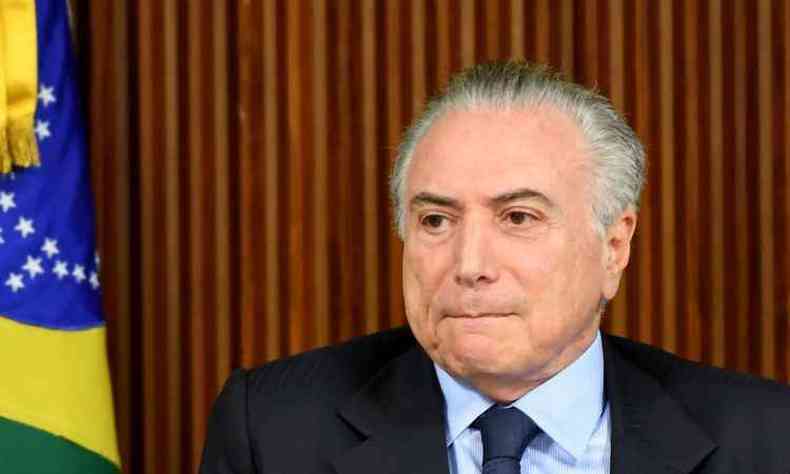 O presidente Michel Temer durante visita  China (foto: EVARISTO SA/AFP)