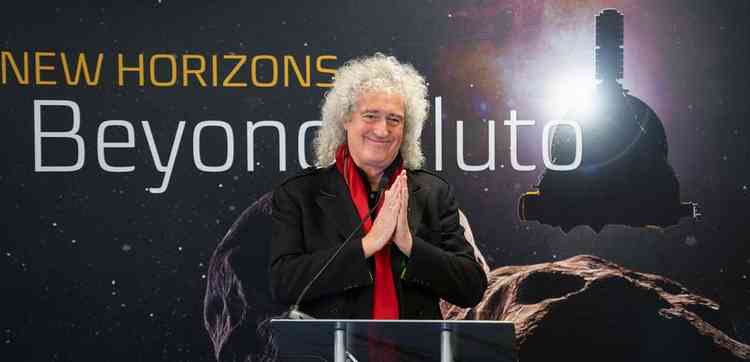 Brian May em evento da Nasa