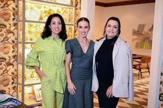 Janaina Ortega e Mayara Sansana com Jackie Verneuil