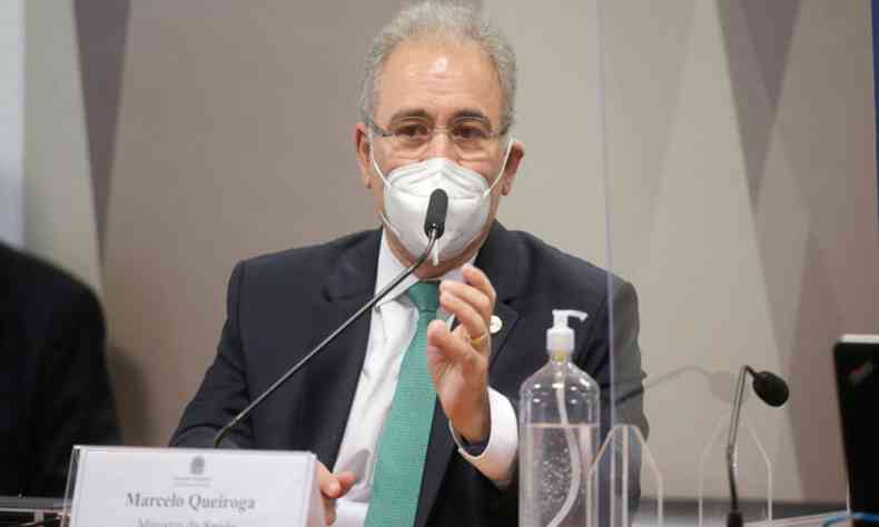 O ministro da Sade, Marcelo Queiroga, esteve na CPI em 6 de maio e depois teve nova convocao aprovada para hoje(foto: DIDA SAMPAIO/ESTADO CONTEDO - 6/5/21)