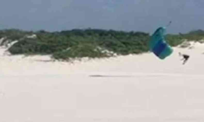 Morte nos Lenis Maranhenses: paraquedista errou manobra e caiu