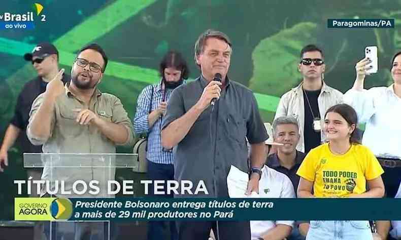 Bolsonaro fala em cerimnia