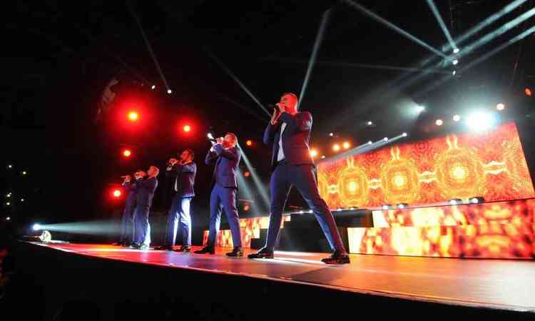 Backstreet Boys canta no Chevrolet Hall, em Belo Horizonte
