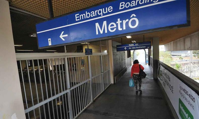 Entrada do Metr de BH
