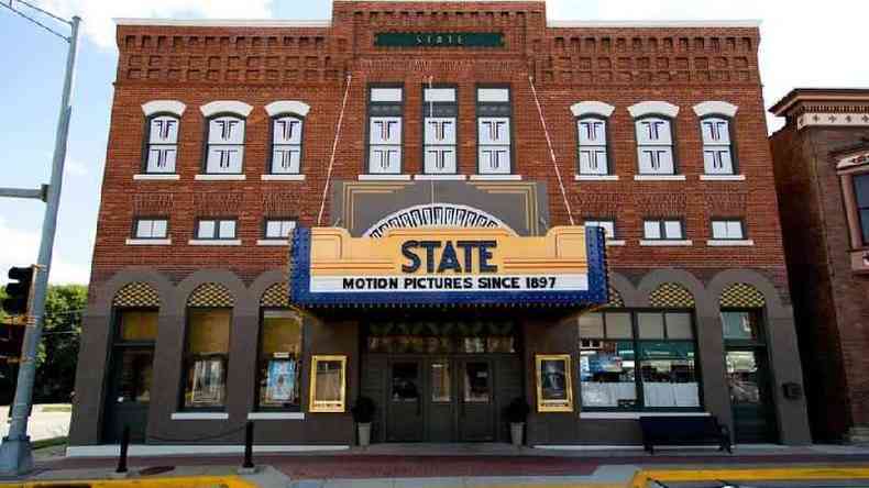 State Theatre  atrao da zona rural de Iowa e reconhecido pelo livro Guinnes dos Recordes(foto: Fridley Theatres)