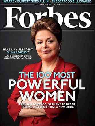 Dilma  apontada como a 3 mais poderosa do mundo(foto: Reproduo)