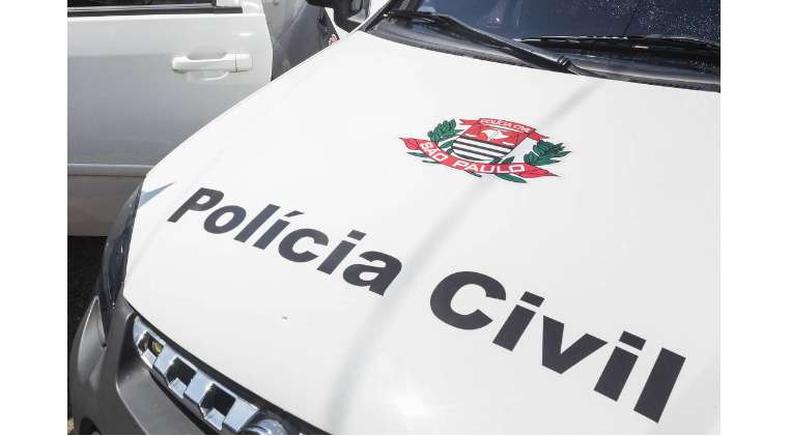 Foto de um logo da Polcia Civil de So Paulo
