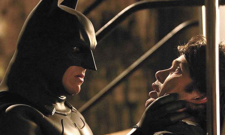 O ator Christian Bale como Batman