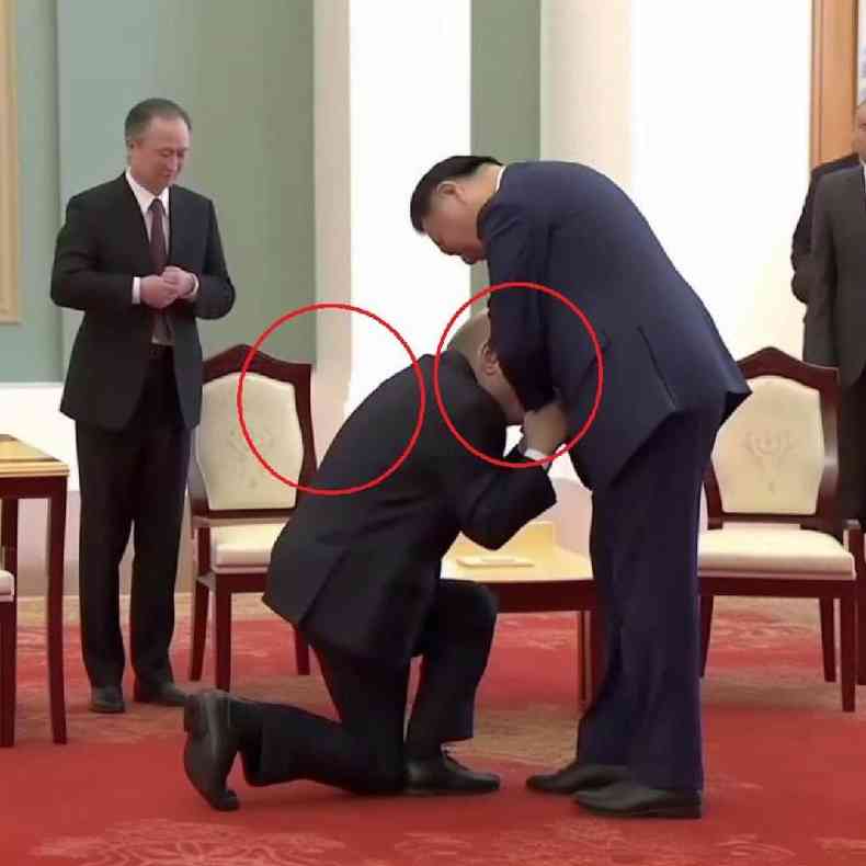 Inconsistncias observadas na foto falsa da reunio de Xi Jinping e Vladimir Putin