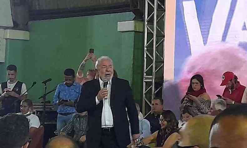 Lula em comcio em Juiz de Fora