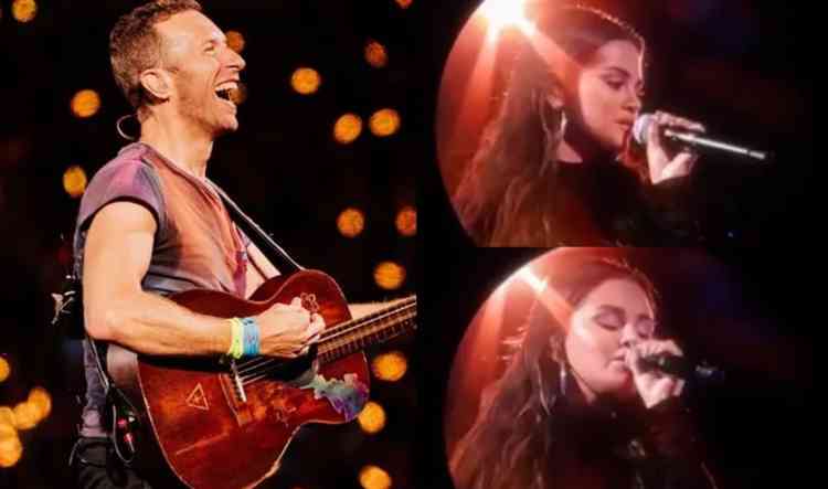 Chris Martin, do Coldplay, e Selena Gomez