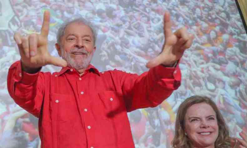Lula voltou a ligar o nome de Bolsonaro ao de milicianos e ao assassinato da vereadora Marielle Franco(foto: Reproduo/Twitter Lula)