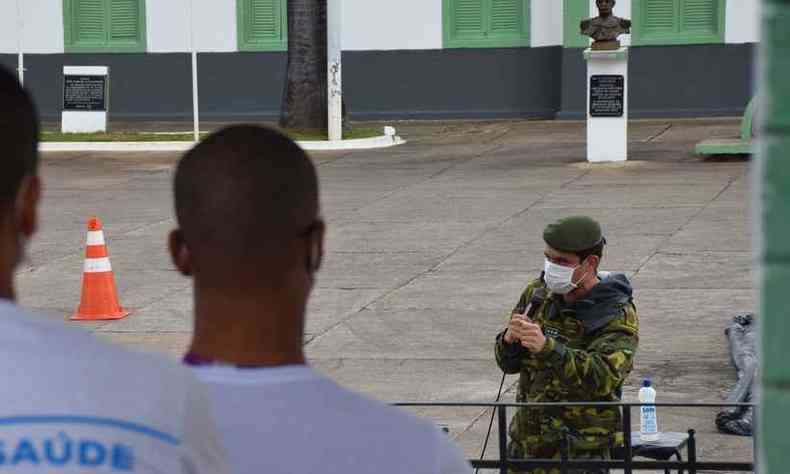 Os treinamentos esto acontecendo no 12 Batalho de Infantaria Leve de Montanha do Exrcito Brasileiro(foto: Sargento Naves, 4 Regio Militar)