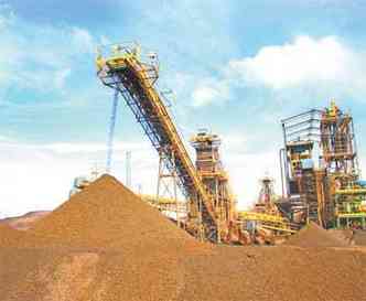 Minas de Viga, na Regio Central: produo deve passar de 3,2 milhes de toneladas de minrio de ferro para 15 milhes de toneladas anuais a partir de 2017(foto: STDIO CERRI/DIVULGAO)