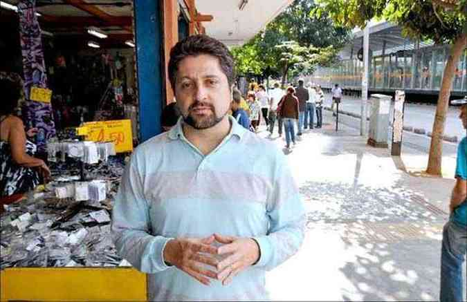 Flvio Assuno aponta queda generalizada nos negcios da Regio Central(foto: Cristina Horta/EM/D.A Press)