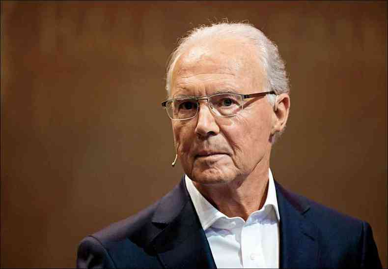 Beckenbauer, ex-presidente do Comit Organizador da Copa de 2006 e dolo do futebol alemo,  suspeito de fraude(foto: Ina Fassbender/AFP - 1/4/19)
